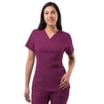 thumbnail image 1 of Adar Pro Scrubs For Women - Elevated V-Neck Scrub Top, 1 of 7
