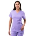 thumbnail image 1 of Adar Pro Scrubs For Women - Elevated V-Neck Scrub Top, 1 of 7