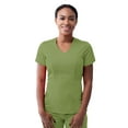 thumbnail image 1 of Adar Pro Scrubs For Women - Modern V-Neck Scrub Top - P7002 - Spring Leaf - XL, 1 of 7