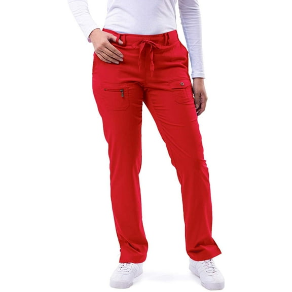 Adar Pro Scrubs For Women - Skinny Leg Yoga Scrub Pants