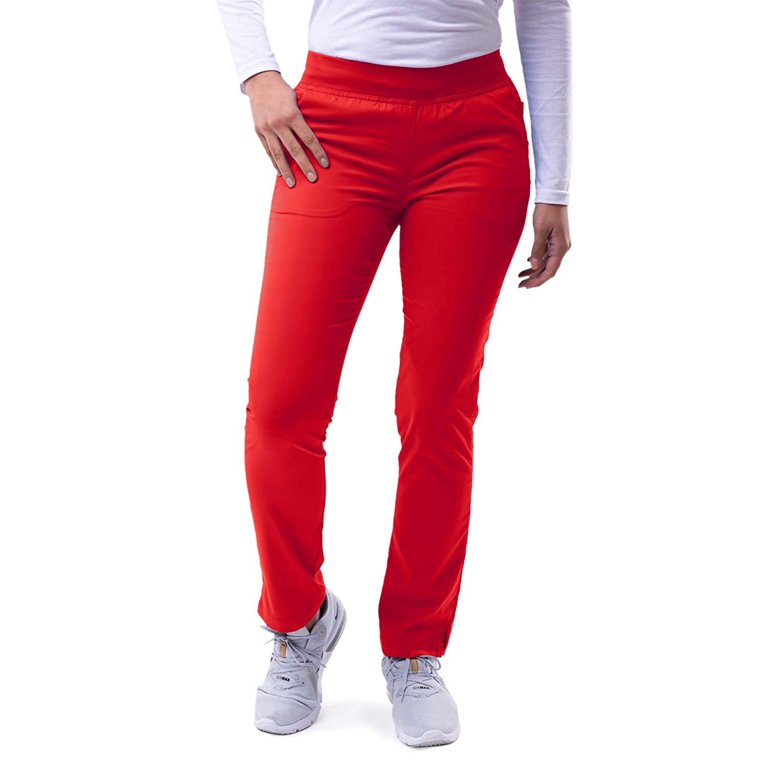 Adar Pro Scrubs For Women - Skinny Leg Yoga Scrub Pants 