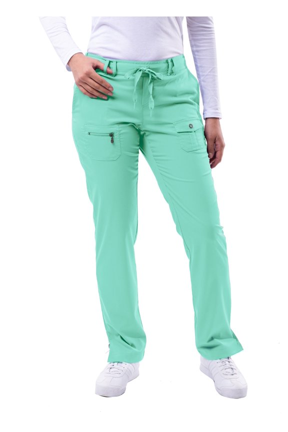 Pro Scrubs For Women - Skinny Leg Yoga Scrub Pants