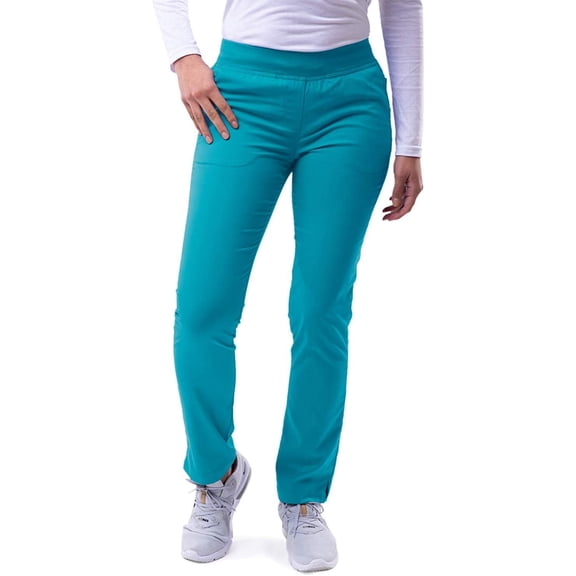 Adar Pro Scrubs For Women - Skinny Leg Yoga Scrub Pants