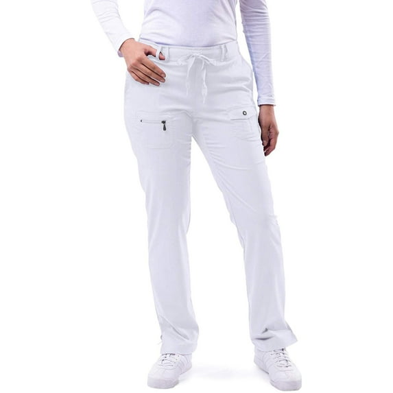 Adar Pro Scrubs For Women - Skinny Leg Yoga Scrub Pants