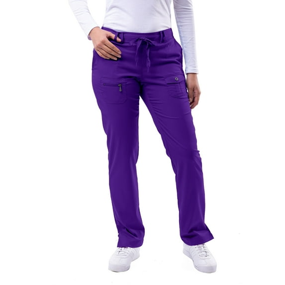 Adar Pro Scrubs For Women - Skinny Leg Yoga Scrub Pants