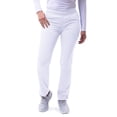 thumbnail image 1 of Adar Pro Scrubs For Women - Skinny Leg Yoga Scrub Pants - P7102P - White - 3X, 1 of 7
