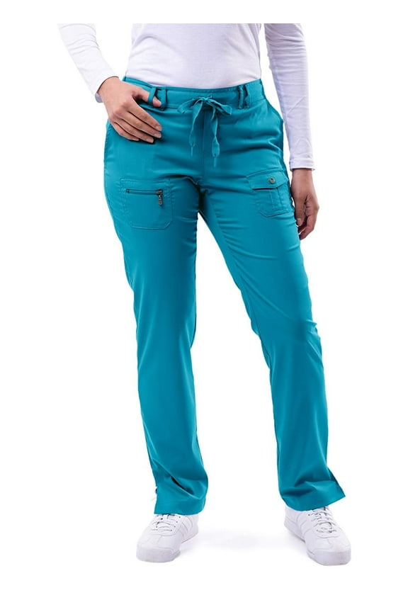Pro Scrubs For Women - Skinny Leg Yoga Scrub Pants