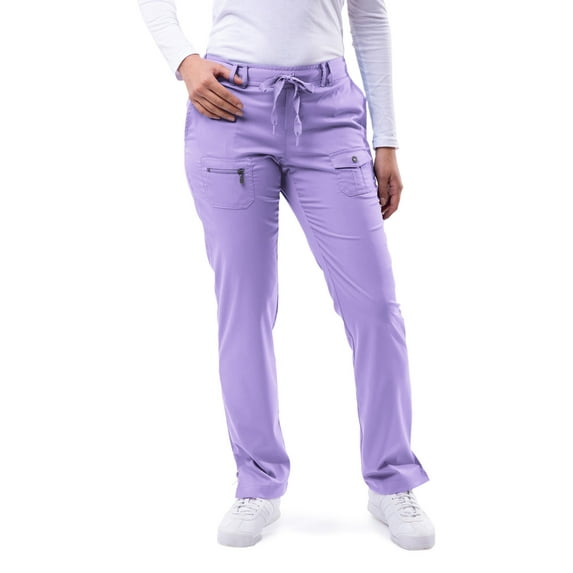 Adar Pro Scrubs For Women - Skinny Leg Yoga Scrub Pants