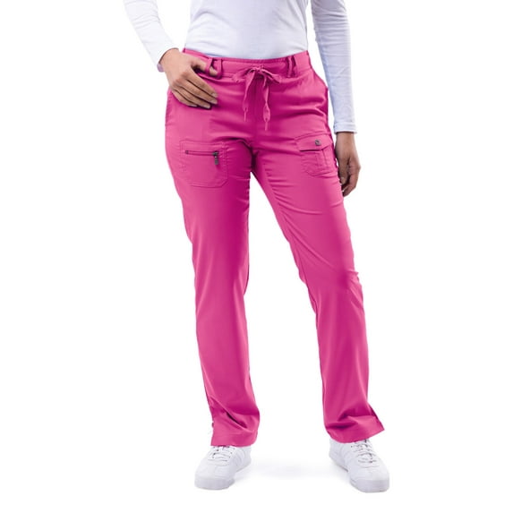 Adar Pro Scrubs For Women - Skinny Leg Yoga Scrub Pants