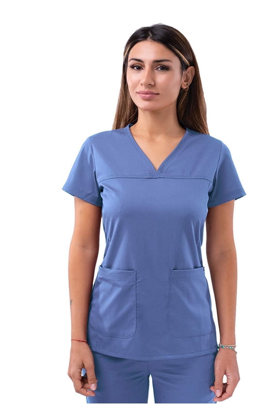 Pro Scrubs For Women - Sweetheart V-Neck Scrub Top