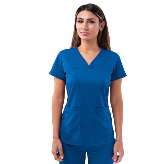 Adar Pro Scrubs For Women - Sweetheart V-Neck Scrub Top