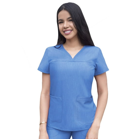 Adar Pro Scrubs For Women - Sweetheart V-Neck Scrub Top