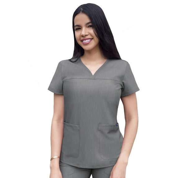 Adar Pro Scrubs For Women - Sweetheart V-Neck Scrub Top