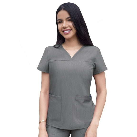 Adar Pro Scrubs For Women - Sweetheart V-Neck Scrub Top