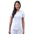 thumbnail image 1 of Adar Pro Scrubs For Women - Tailored Peplum Scrub Top, 1 of 7
