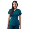 thumbnail image 1 of Adar Pro Scrubs For Women - Tailored Peplum Scrub Top, 1 of 7