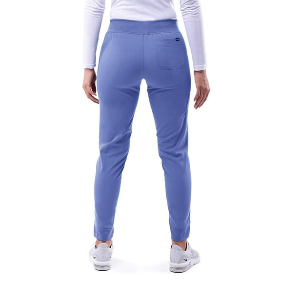 Adar Pro Scrubs for Women - Ultimate Yoga Jogger Scrub Pants - P7104 - Ceil Blue - M