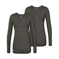 thumbnail image 1 of Adar Underscrubs for Women 2 Pack - Long Sleeve Underscrub Comfort Tee, 1 of 4