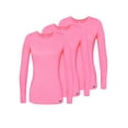 thumbnail image 1 of Adar Underscrubs for Women 3 Pack - Long Sleeve Underscrub Comfort Tee, 1 of 7