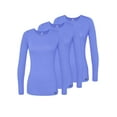 thumbnail image 1 of Adar Underscrubs for Women 3 Pack - Long Sleeve Underscrub Comfort Tee, 1 of 7