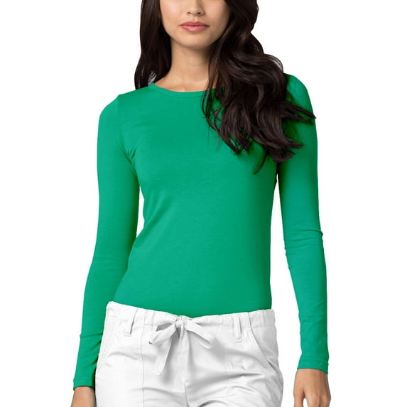 Adar Underscrubs for Women - Long Sleeve Underscrub Comfort Tee.