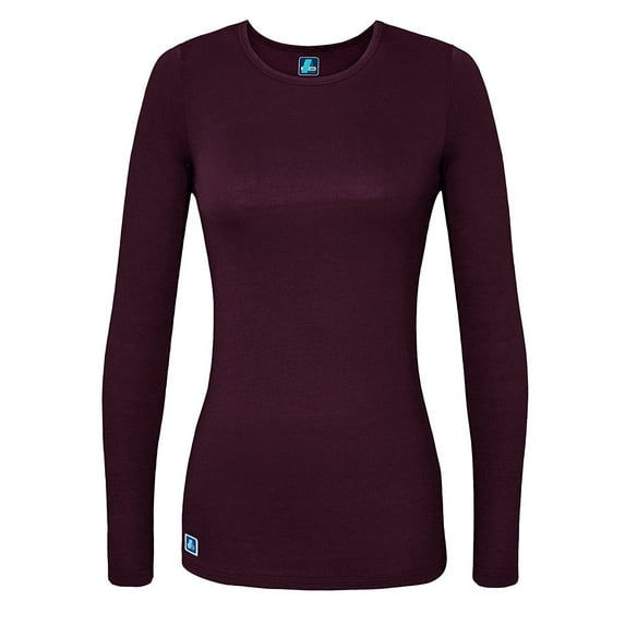 Adar Underscrubs for Women - Long Sleeve Underscrub Comfort Tee