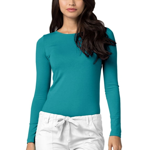 Adar Underscrubs for Women - Long Sleeve Underscrub Comfort Tee