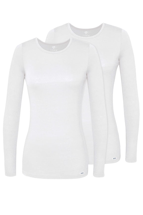 Underscrubs for Women Multi Color 2 Pack - Long Sleeve Underscrub Comfort Tee
