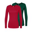 thumbnail image 1 of Adar Underscrubs for Women Multi Color 2 Pack - Long Sleeve Underscrub Comfort Tee, 1 of 7