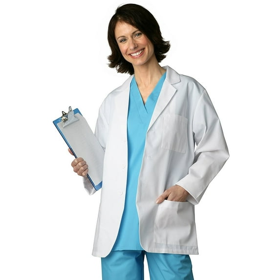 Adar Universal 31" Unisex Classic Consultation Coat
