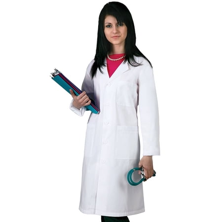 Adar Universal 39" Unisex Midriff Lab Coat