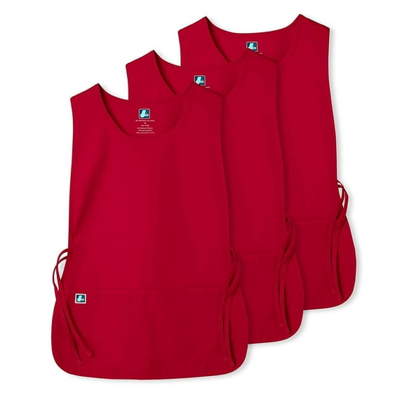 Adar Universal Cobbler Apron 3 Pack - Unisex Cobbler Apron - 7023 - Red - R