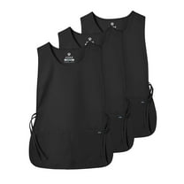 Adar Universal Cobbler Apron Multi Color 3 Pack - Unisex Cobbler Apron - 7023M - Black - R