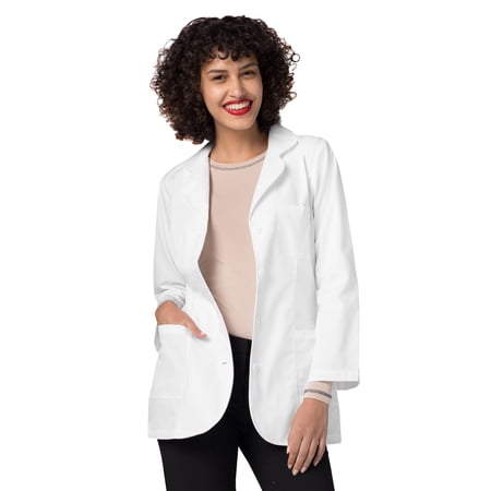 Adar Universal Lab Coats For Women - Princess Cut 30" Consultation Lab Coat - 806 - White - 5X