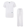 thumbnail image 1 of Adar Universal Medical Scrubs Set Medical Uniforms - Unisex Fit - 701 - WHT - 2X, 1 of 7