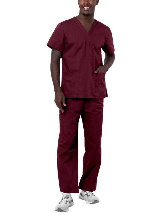 Universal Mens Scrubs - Unisex Drawstring Scrub Set