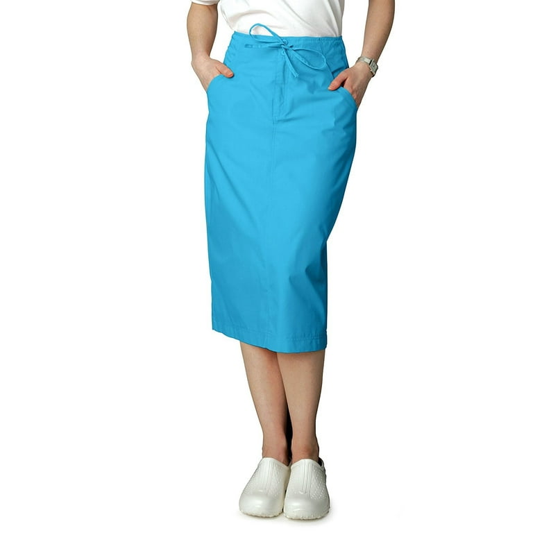 Drawstring scrub skirt best sale