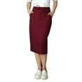 thumbnail image 1 of Adar Universal Mid-Calf Length Drawstring Scrub Skirt Available is 17 solid colors, 1 of 5