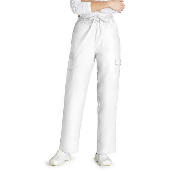 Adar Universal Natural-Rise Multipocket Cargo Tapered Leg Scrub Pants