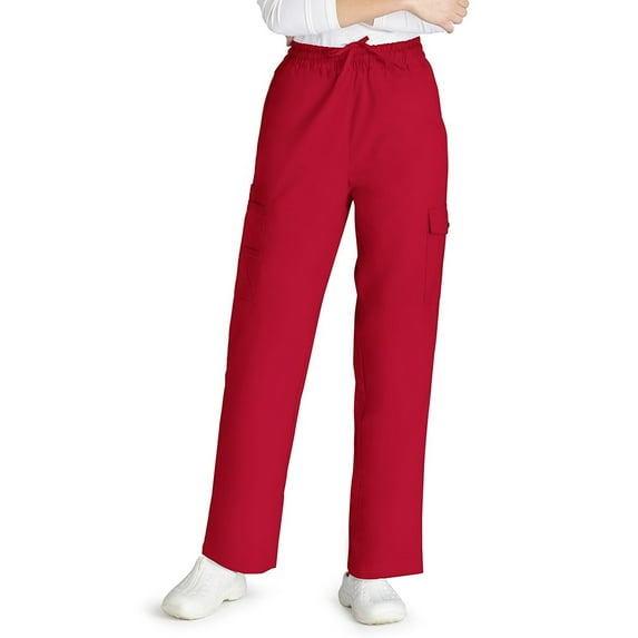 Adar Universal Natural-Rise Multipocket Cargo Tapered Leg Scrub Pants