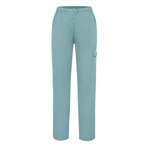 Adar Universal Natural-Rise Multipocket Cargo Tapered Leg Scrub Pants