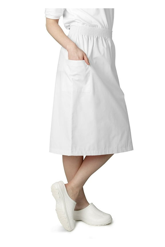 Universal A-Line Patch Cargo Pocket Scrub Skirt