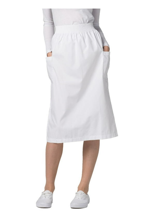 Universal Scrub Skirts For Women - A-Line Cargo Pocket Scrub Skirt