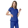 thumbnail image 1 of Adar Universal Scrubs For Women - Double Stitched Mock Wrap Scrub Top, 1 of 7