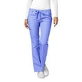 thumbnail image 1 of Adar Universal Scrubs For Women - Drawstring Straight Leg Scrub Pants - 510 - Ceil Blue - XL, 1 of 7