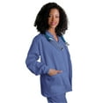 thumbnail image 1 of Adar Universal Scrubs For Women - Round Neck Warm-Up Scrub Jacket - 602 - Ceil Blue - 3X, 1 of 4