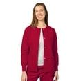 thumbnail image 1 of Adar Universal Scrubs For Women - Round Neck Warm-Up Scrub Jacket - 602 - Red - XL, 1 of 7