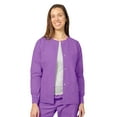 thumbnail image 1 of Adar Universal Scrubs For Women - Round Neck Warm-Up Scrub Jacket - 602 - Lavender - 2X, 1 of 7