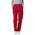 thumbnail image 1 of Adar Universal Scrubs For Women - Tapered Cargo Scrub Pants - 506 - Red - XS, 1 of 7