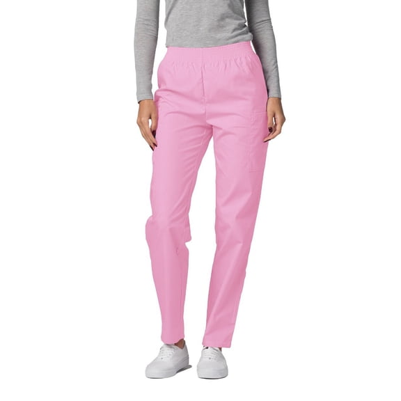 Adar Universal Scrubs For Women - Tapered Utility Cargo Scrub Pants - 503 - Sherbet - XL